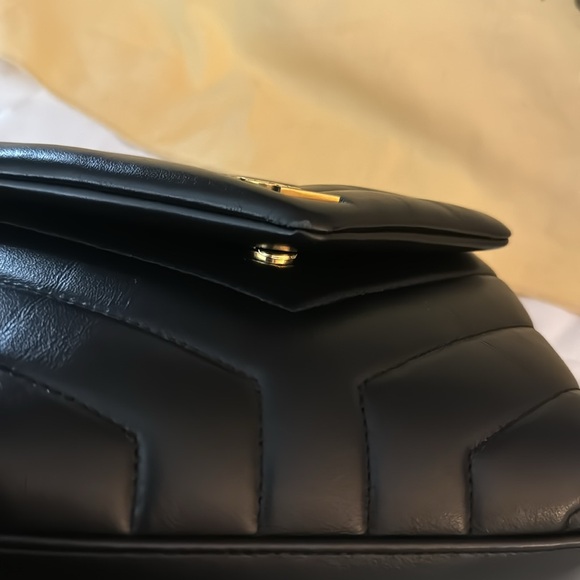 YSL toy Lou Lou quilted in black with gold hardware. - Picture 15 of 15